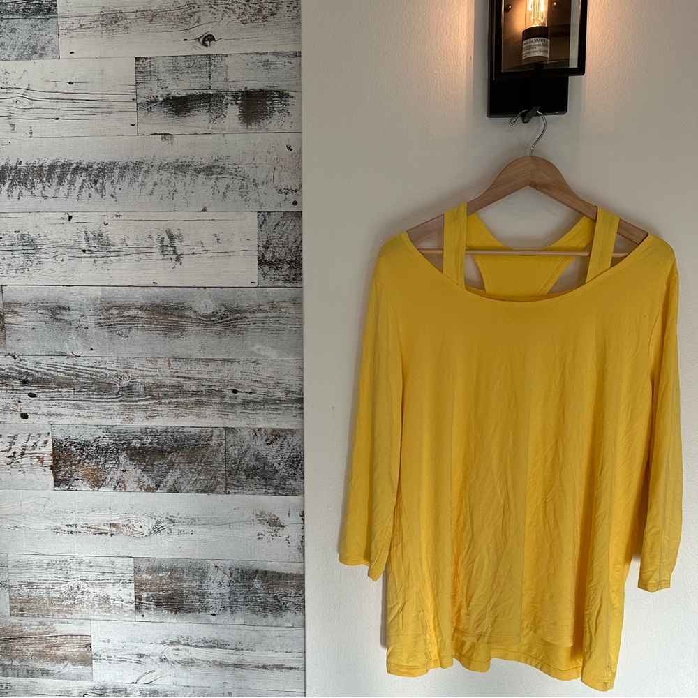 Chico's Yellow Top xl - size 3